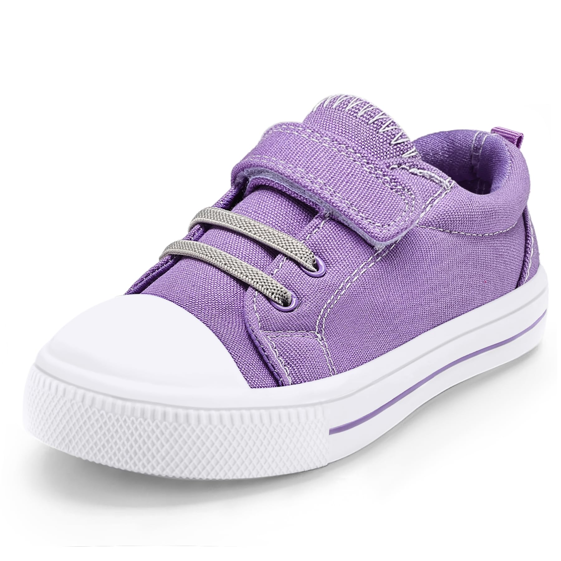 Toddler Shoes Boys Girls Canvas Sneakers with Single Hook&Loop
