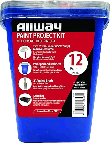 Miniatura 3 de ALLWAY PC12K Kit de proyecto de pintura de 12 piezas, 40 oz