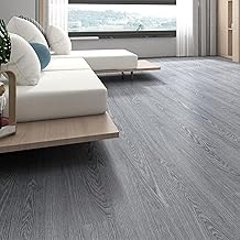 Kayra Decor PVC Flooring Planks for Floor – Durable Peel & Stick Wooden Design PVC Floor Sheets, Ideal DIY Carpet Tiles for Flooring- 18 Planks, 27 Sq ft (Light Wood)