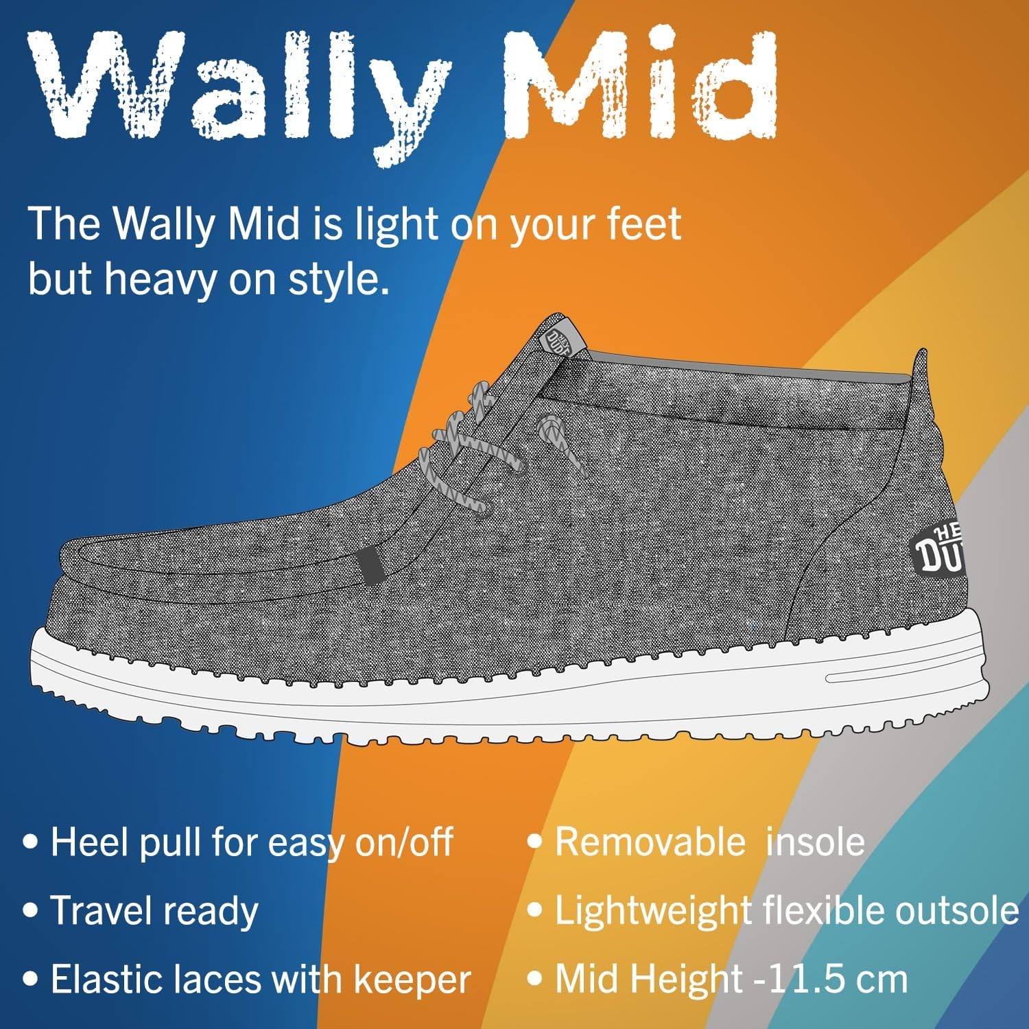 HEYDUDE Herren Wally MidSlipper
