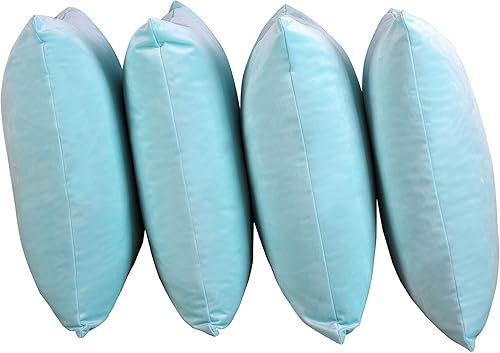 Miniatura 3 de Home Soft Things Juego de 4 fundas de almohada decorativas supersuaves de color liso, 20 x 20 pulgadas, funda de cojín cuadrada moderna de felpa