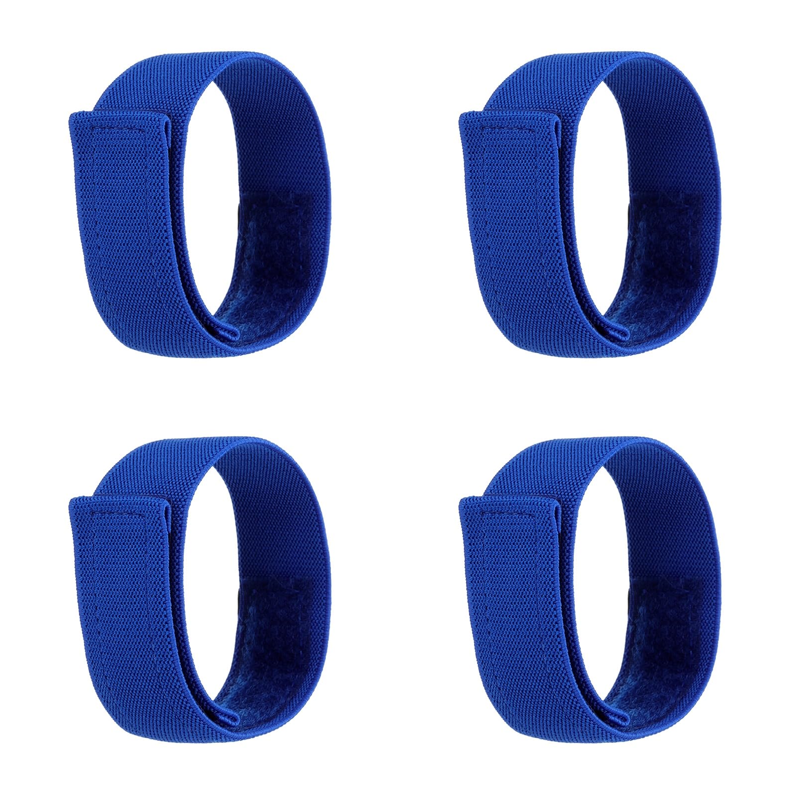 YELARXI Boot Straps, 30cm Boot Trousers Elastic Ankle Straps Pants Leg Bands Blouses Straps Ankle Hook and Loop Fit for Men Women Gardening Hiking Fishing Cycling Hunting (4Pack, Blue)