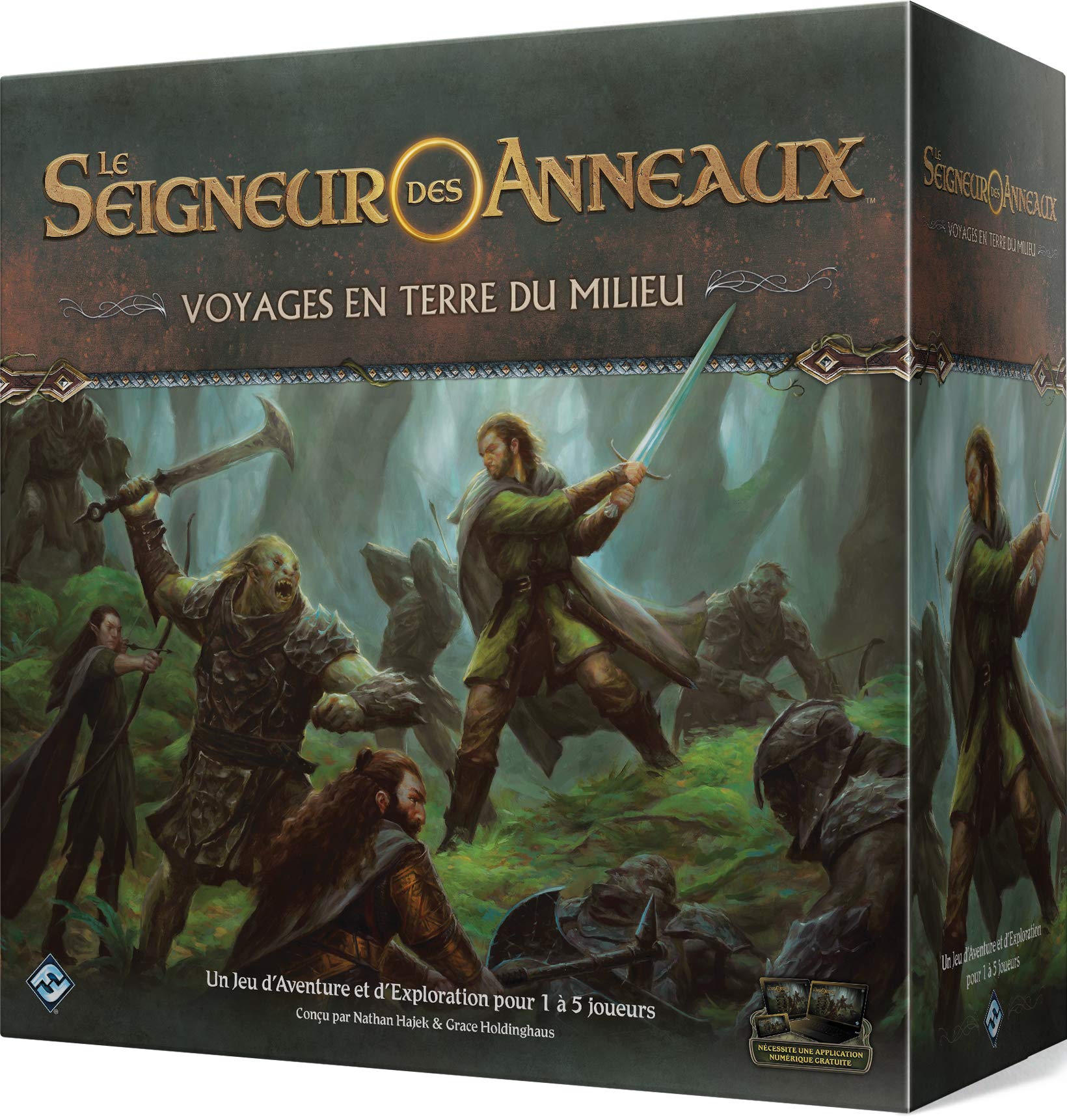 Asmodee - Fantasy Flight Games | Der Herr der Ringe: Reisen nach Mittelerde | Gesellschaftsspiel | Ab 14 Jahren | 1-5 Spieler