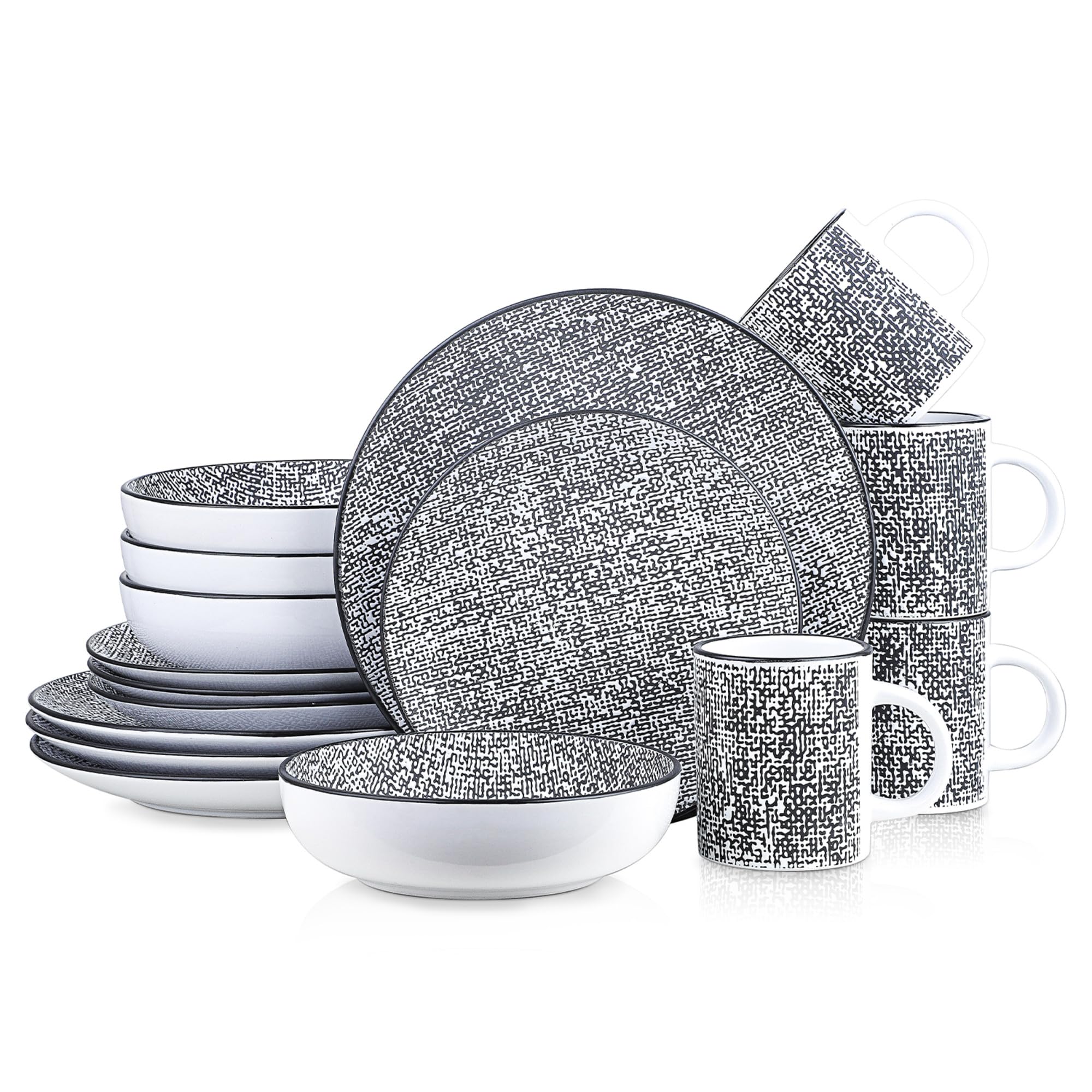 Amazon.com | Stone Lain Sophie Rustic Stoneware Dinnerware Service