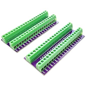 Screw Terminal Block Shield for Raspberry Pi 2x20 GPIO Breakout Board Raspberry Pi 5 3B+ 3B 3A+ 2B 1B+ Zero W Zero 2W Soldered Easy Wiring