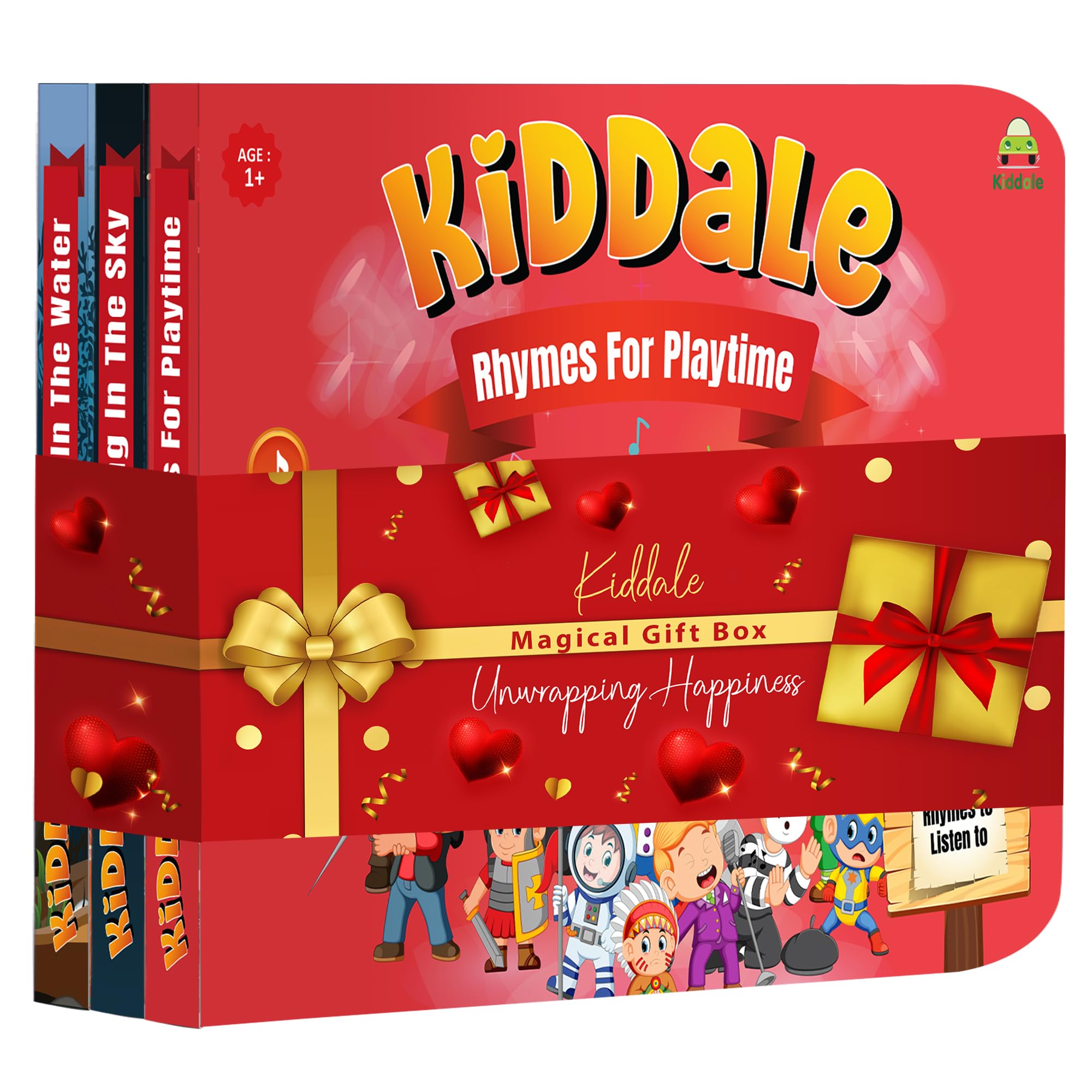 Kiddale Pack of 3 Rhymes Book|8 Classical Rhymes +16 Musical Rhymes Each for Aquatic Animals & Birds |Total 64 Rhymes Sounds |Interactive Touch n Play Sound Book|Best Musical Gift for 1-3 Years (B0D1VJGJKQ) Amazon Price History, Amazon Price Tracker