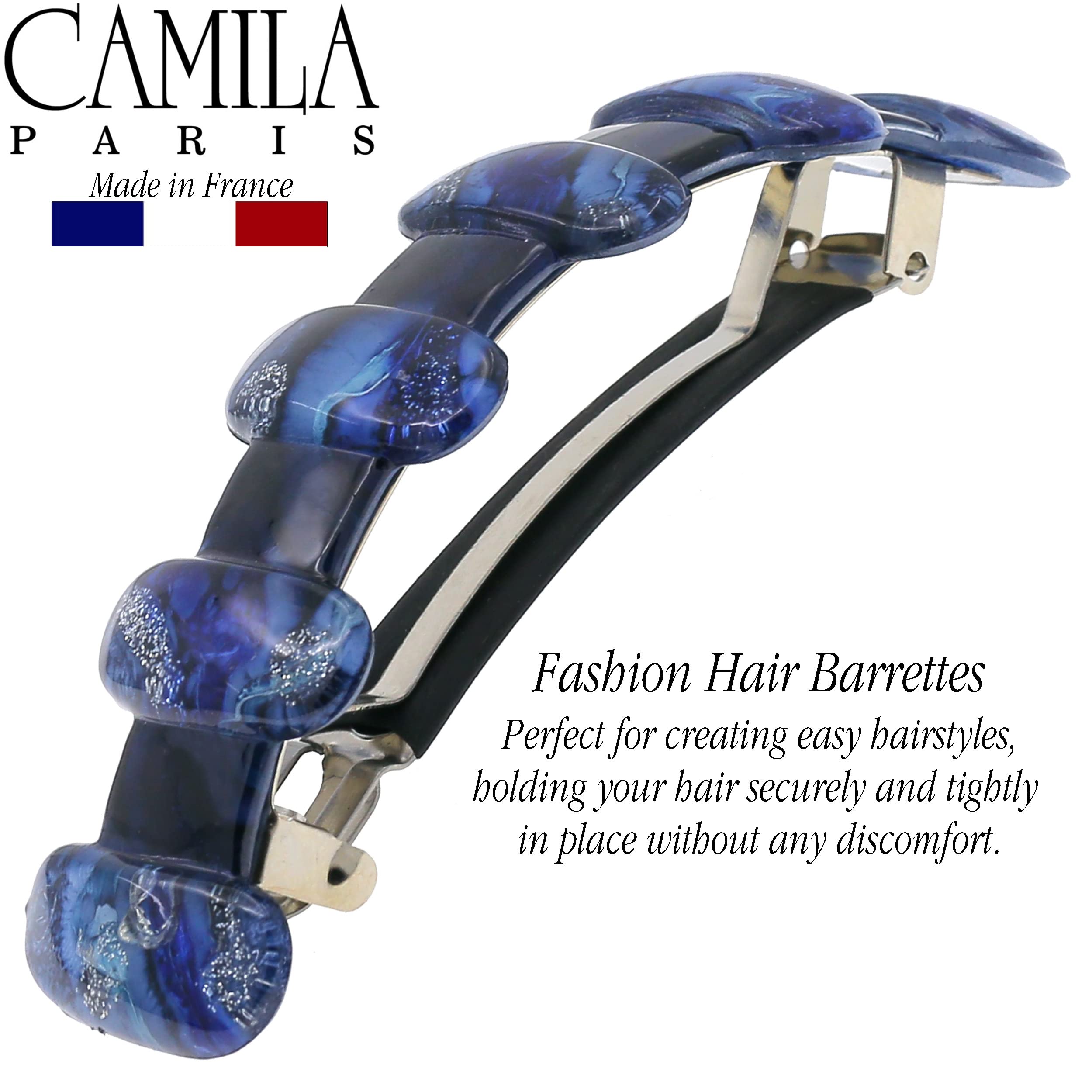 French Hair Barrette Clip for Girls Women Thick Curly Wavy Long Hair Amazon.com : Camila Paris MP802 French Hair Barrette Clip  main image 3
