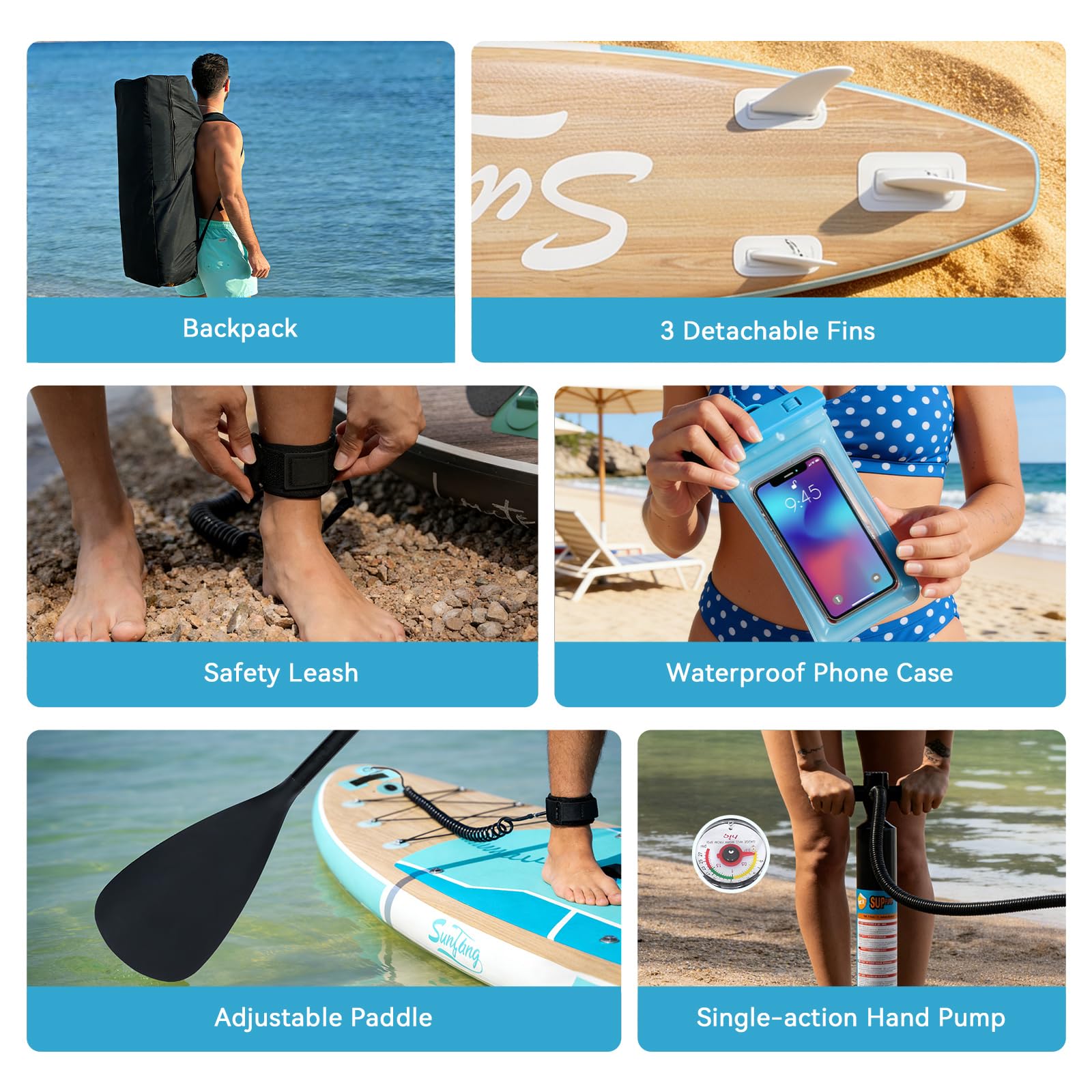 Amazon.com : YUSING Inflatable Paddle Board, 11' x 33'' x 6