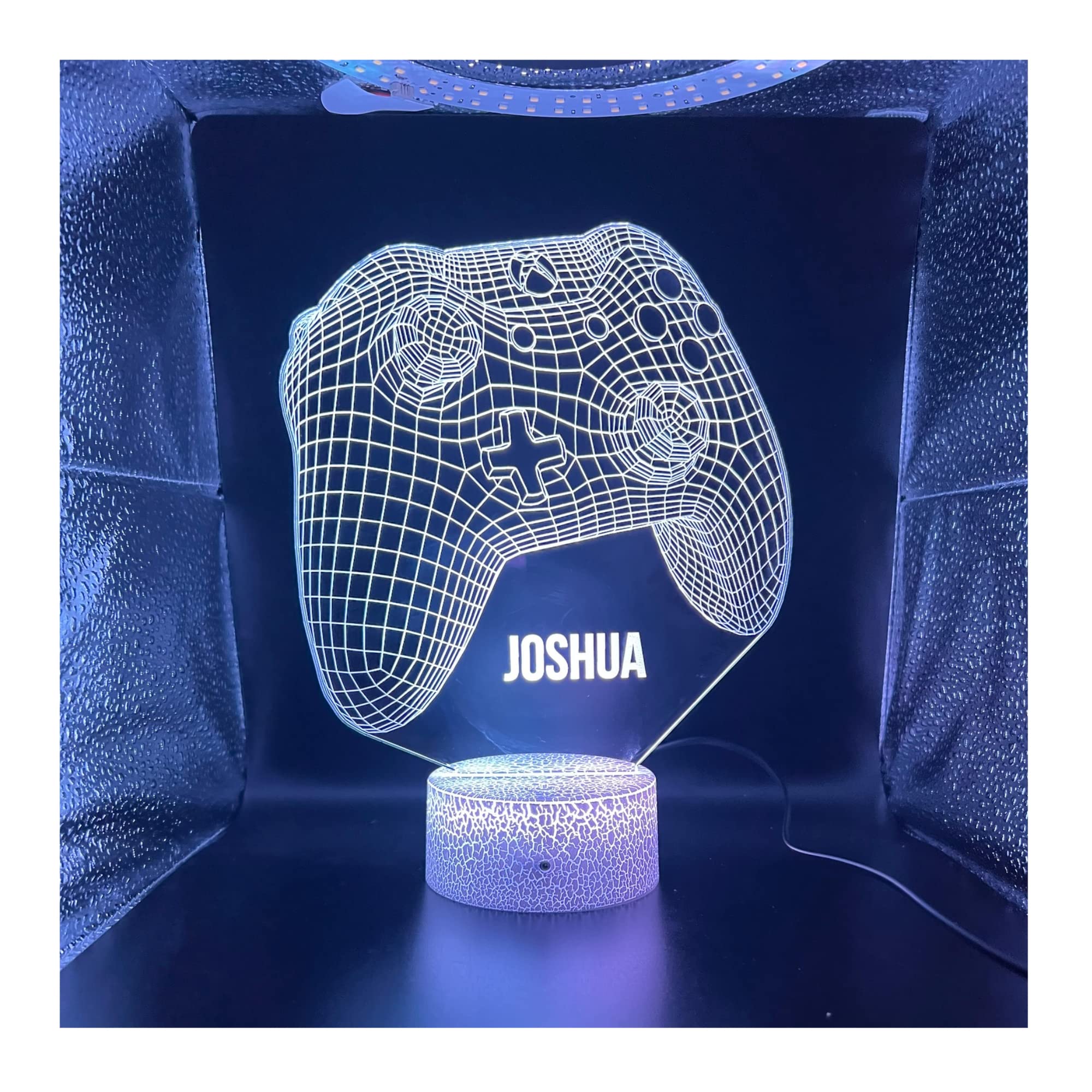 Personalised Gamer Gift 3D Effect Multicolour Led Xbox Light | Gamer Birthday, Fathers Day Gift, Christmas Gift