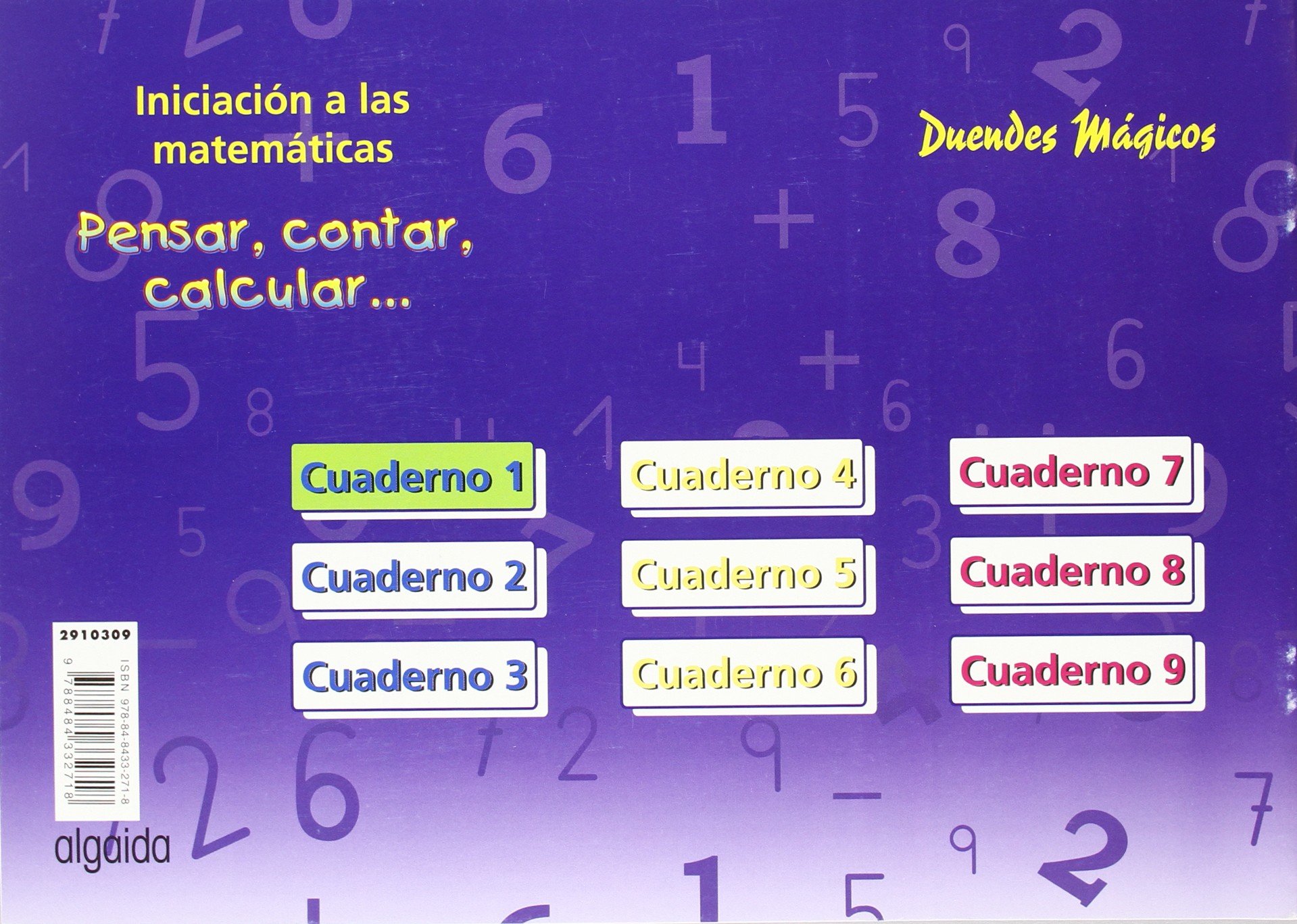 Iniciación a las matemáticas. Cuaderno 1 (Duendes magicos)