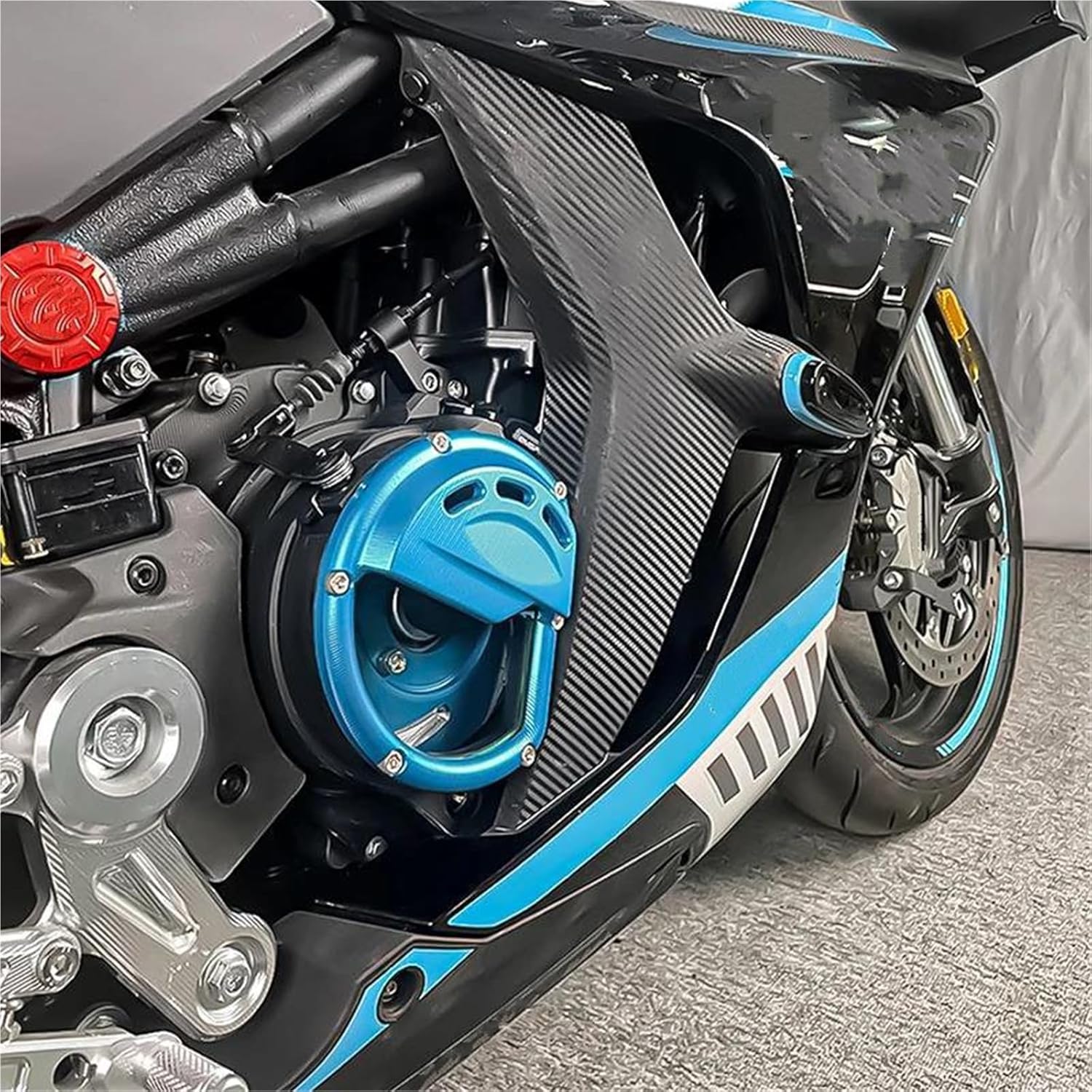 アクセサリー o KZX10R-056 ナンバープレートブラケット ステンレスブラック Powder