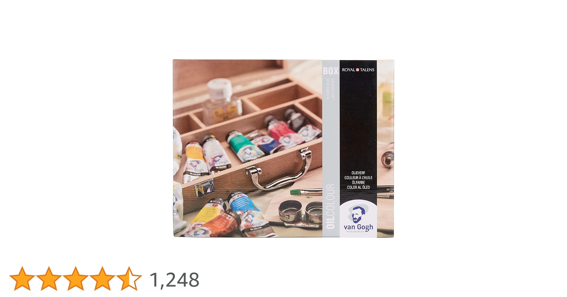 ヴァンゴッホ40ml 10色木箱セット　ターレンス Amazon | ターレンス ヴァンゴッホ 油絵具セット 木箱入り BASIC