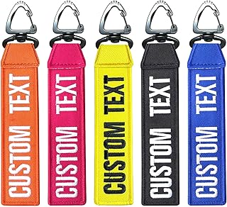 Sponsored You’re seeing this ad based on the product’s relevance to your search query.Learn more about this advertisement Brillianne Personalised Keyring, Custom Double-Sided Embroidery Name Keyring, 1 Piece Key Tags Accessories for Keys, Motorcycle Drivers, Tactical Backpack