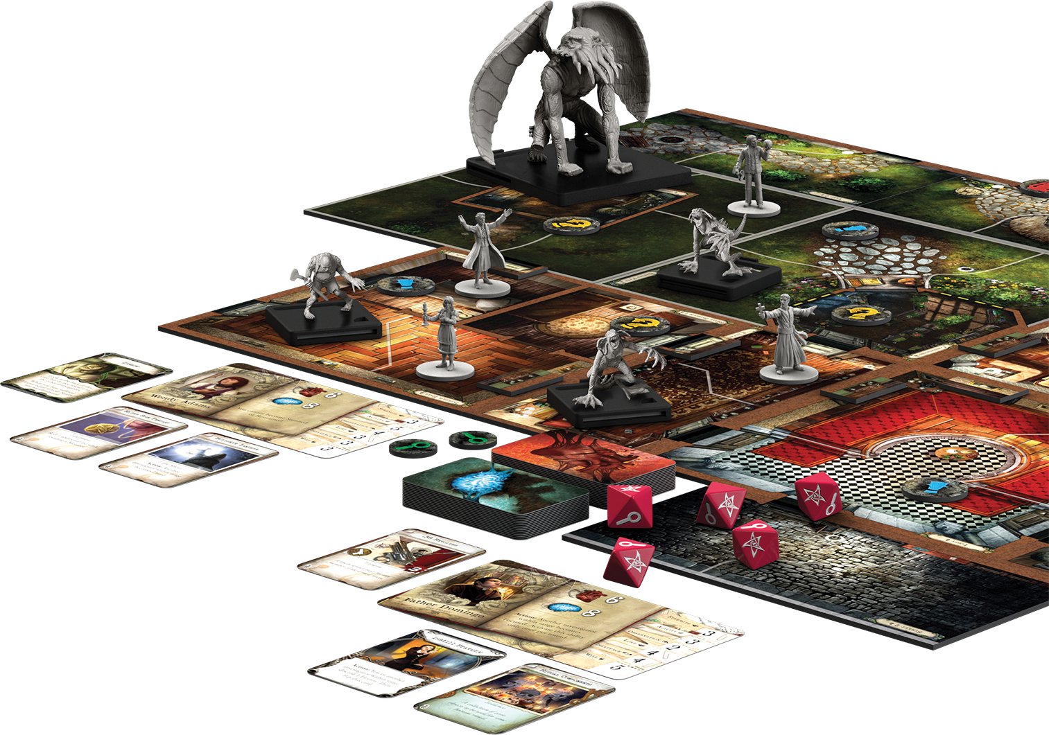 Fantasy Flight Games | Domy Strachowej - Druga edycja | Gra planszowa | Od 14 lat | 1 do 5 graczy