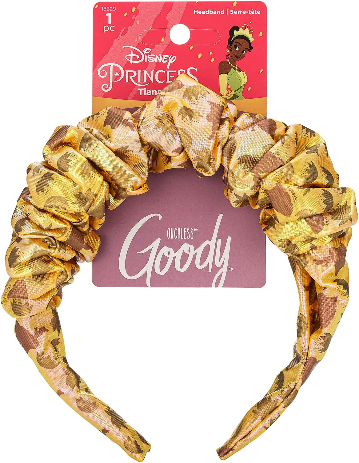 Ouchless Headband For All Hair Types - Disney Princess, Tiana - Comfort Fit for All-Day Wear - Beautiful Design for Instant Style - Pain-Free Hair Accessories for Women, Men, Boys & Girls