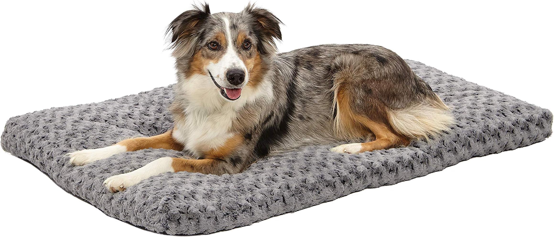 Midwest Ombre Mocha Swirl Fur Pet Bed, Brown, 30 Inches