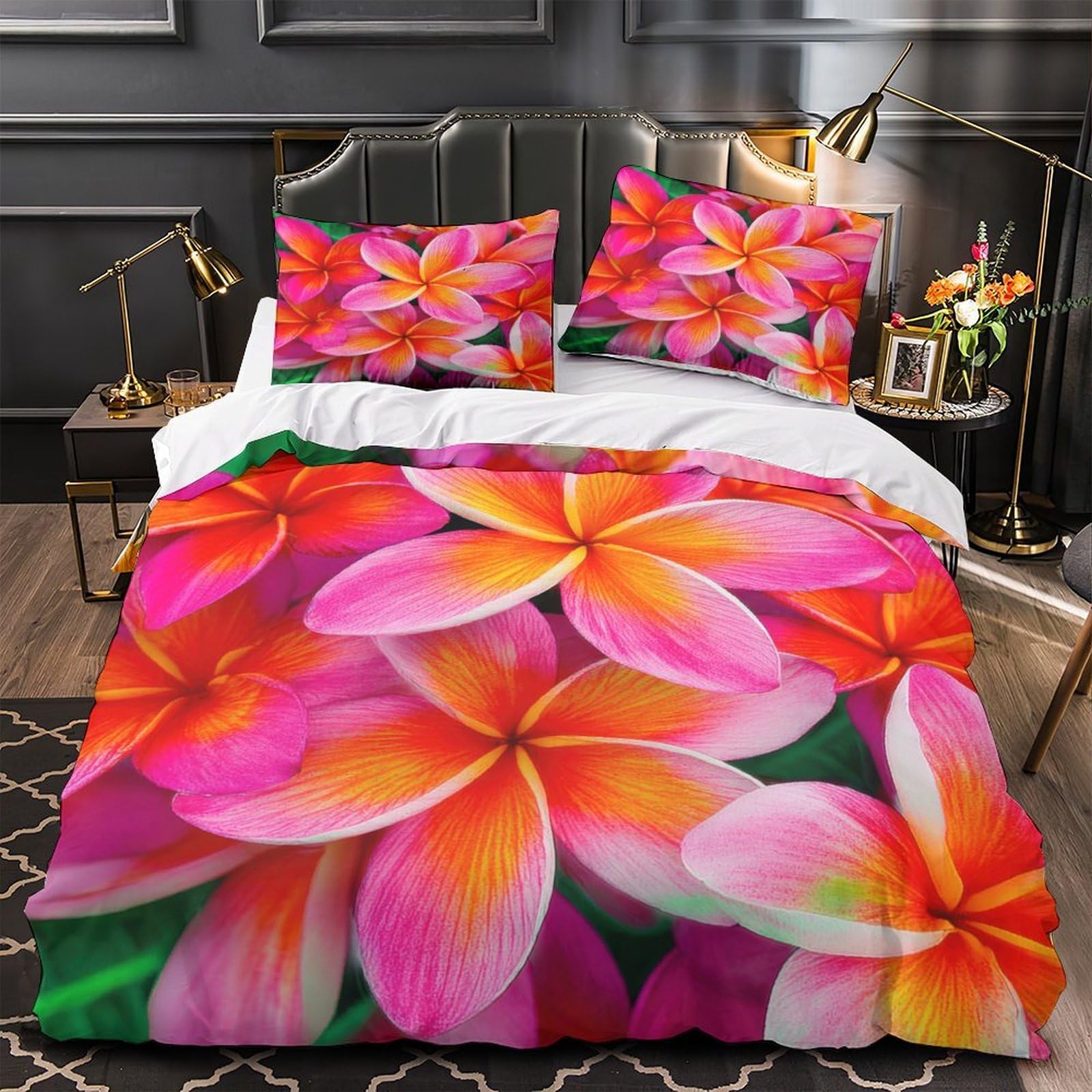 Linge de lit tropical 135x200 pour transformer la chambre d'enfant en jungle