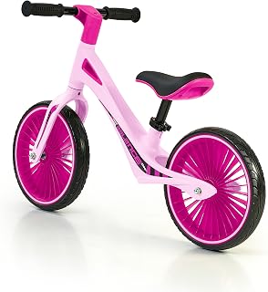 FEBER Balance Bike, Fahrrad ohne Sportpedale, ultraleichte Struktur, verbessert die Koordination und das Gleichgewicht, Gummigriffe mit verstellbarem ergonomischem Sattel, ab 2 Jahren, berühmt
