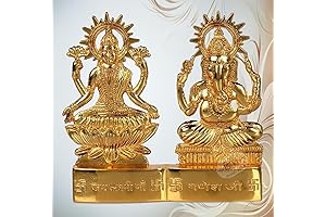IS4A Laxmi Ganesh Murti Statue - Mandir Home Pooja Decoration Gift