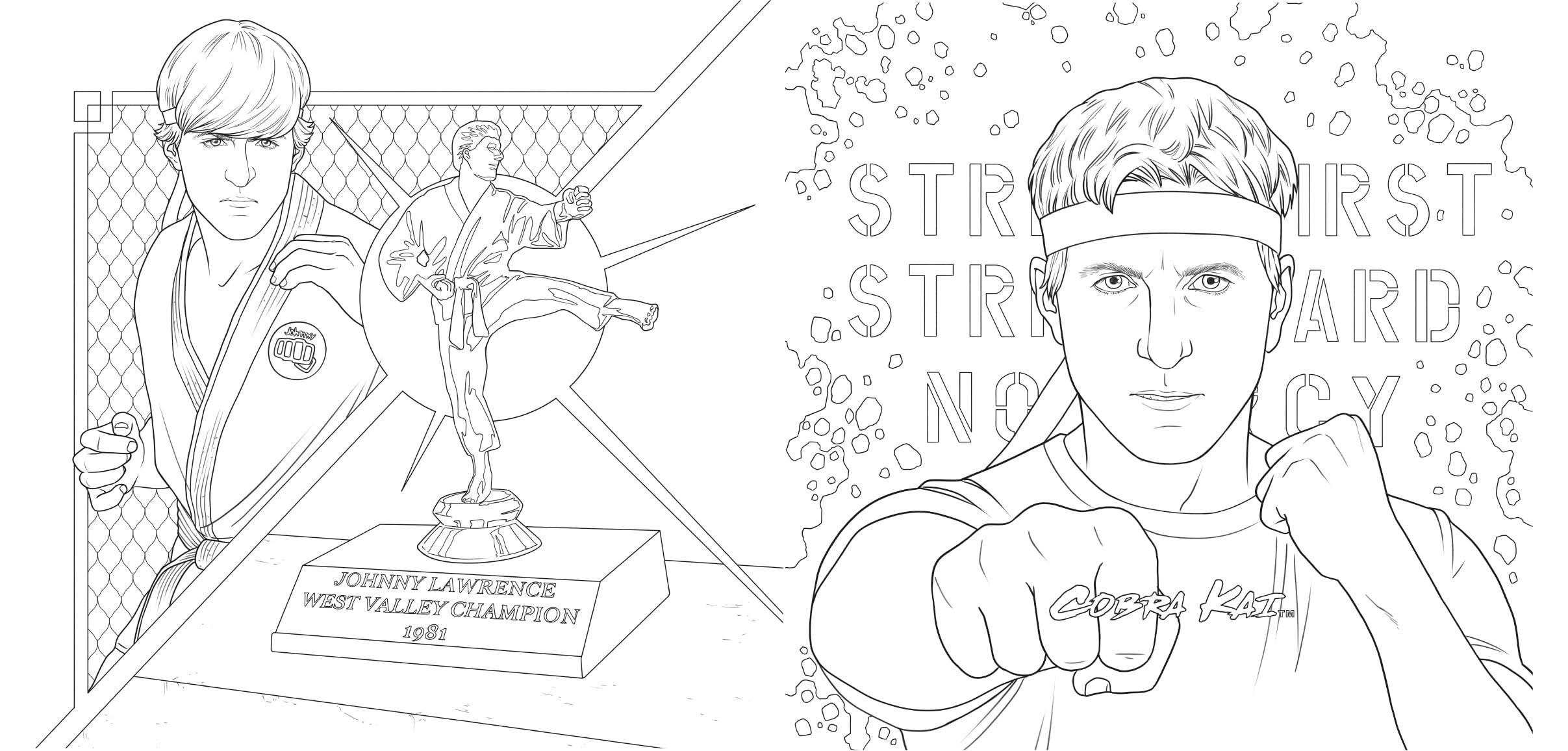 Cobra Kai: The Official Coloring Book