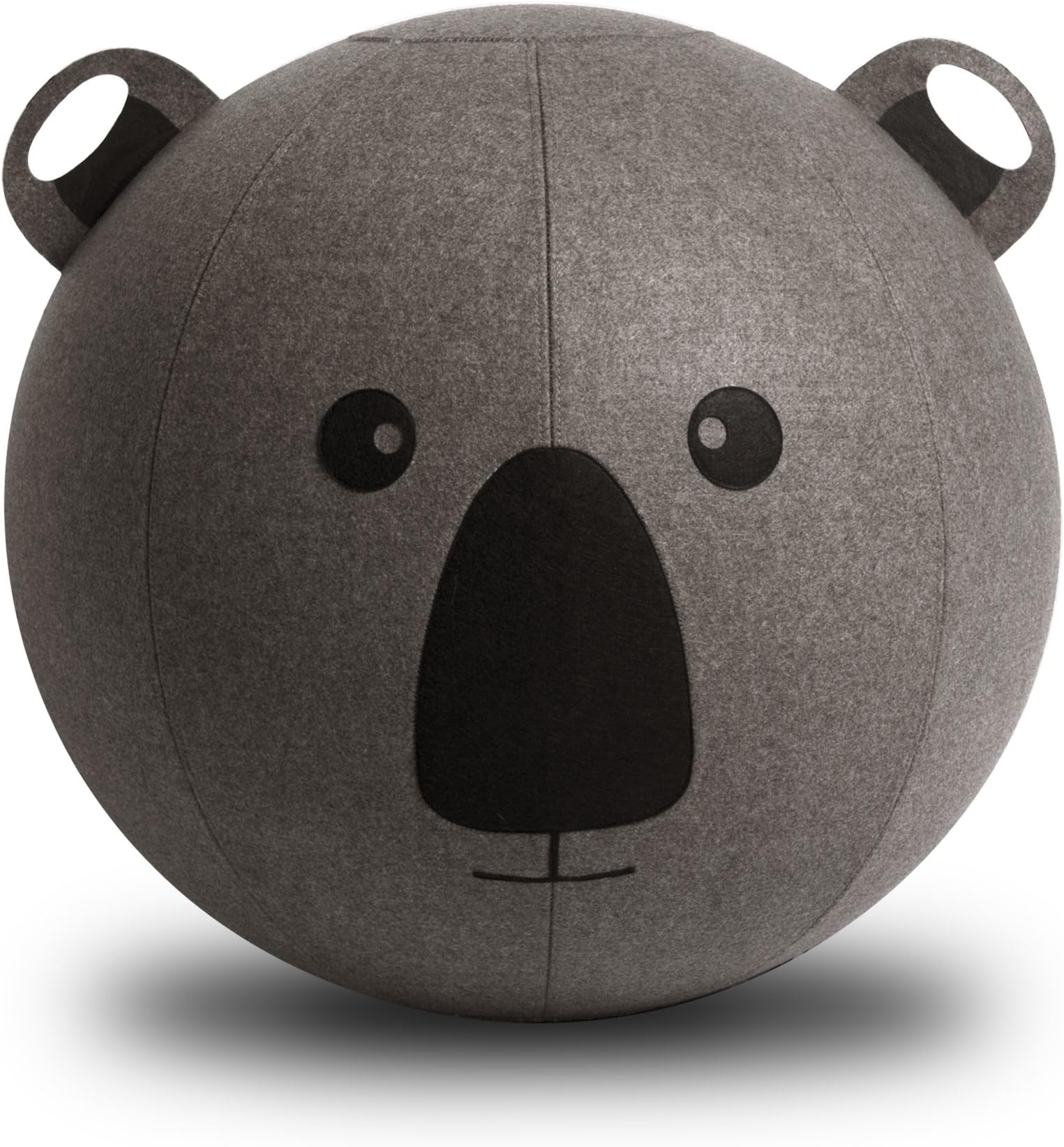 VivoraNiko - Sitting Ball Chair for Office and Home, Lightweight Self-Standing Ergonomic Posture Activating Exercise Ball Solution with Handle & Cover, Classroom & Yoga