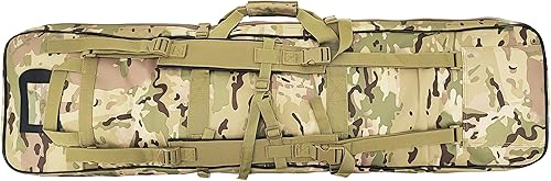 Vista 33 de Silfrae Rifle Backpack Soft Rifle Cases Shotgun Bag Tactical Rifle Case Shotgun Mochila Gun Case Arena