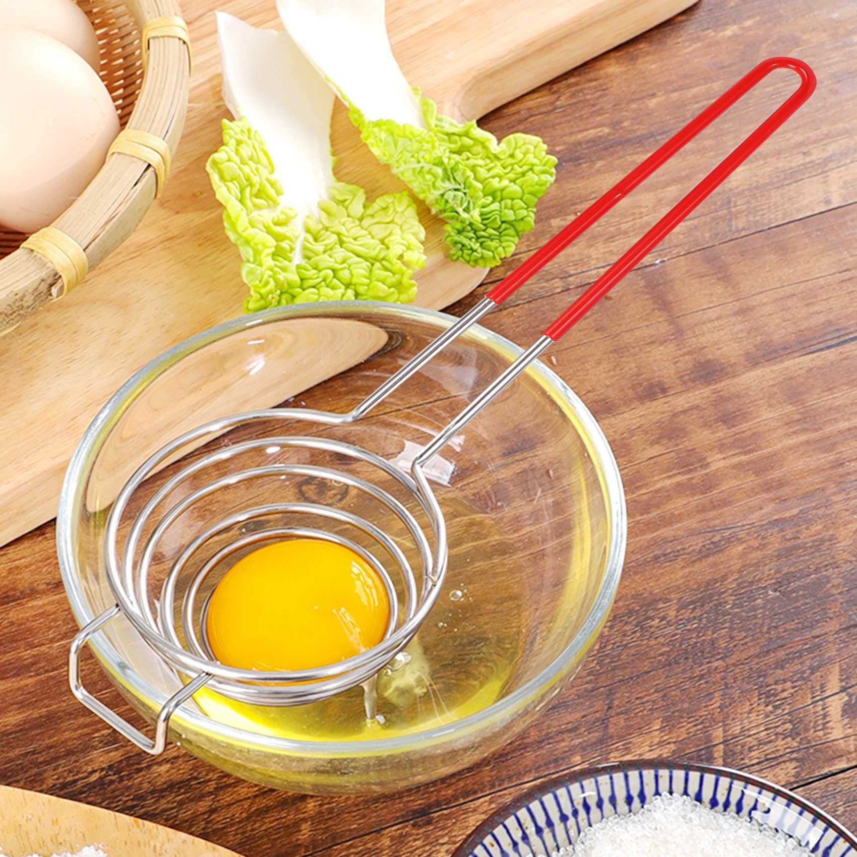 Jaune Blanc Séparateur Portable Oeuf Filtre Séparateur Ménage Cuisine