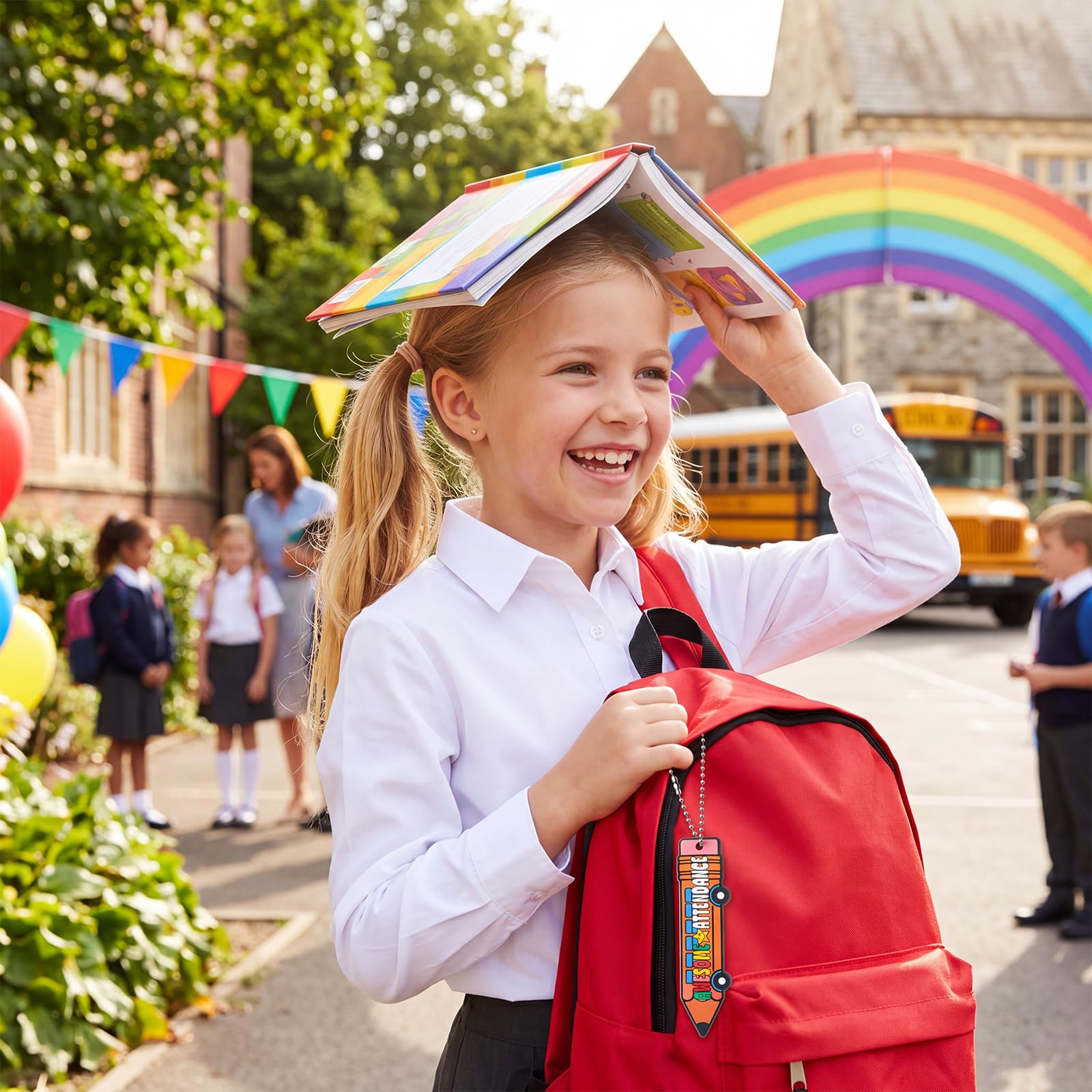Eersida 200 Stück tolle Anwesenheitssticks mit 100 Ketten zum Schulanfang, tragbare Anreize zur Erhöhung der Teilnahme der Schüler für Schüler, Lehrer, Schule, Klassenzimmer