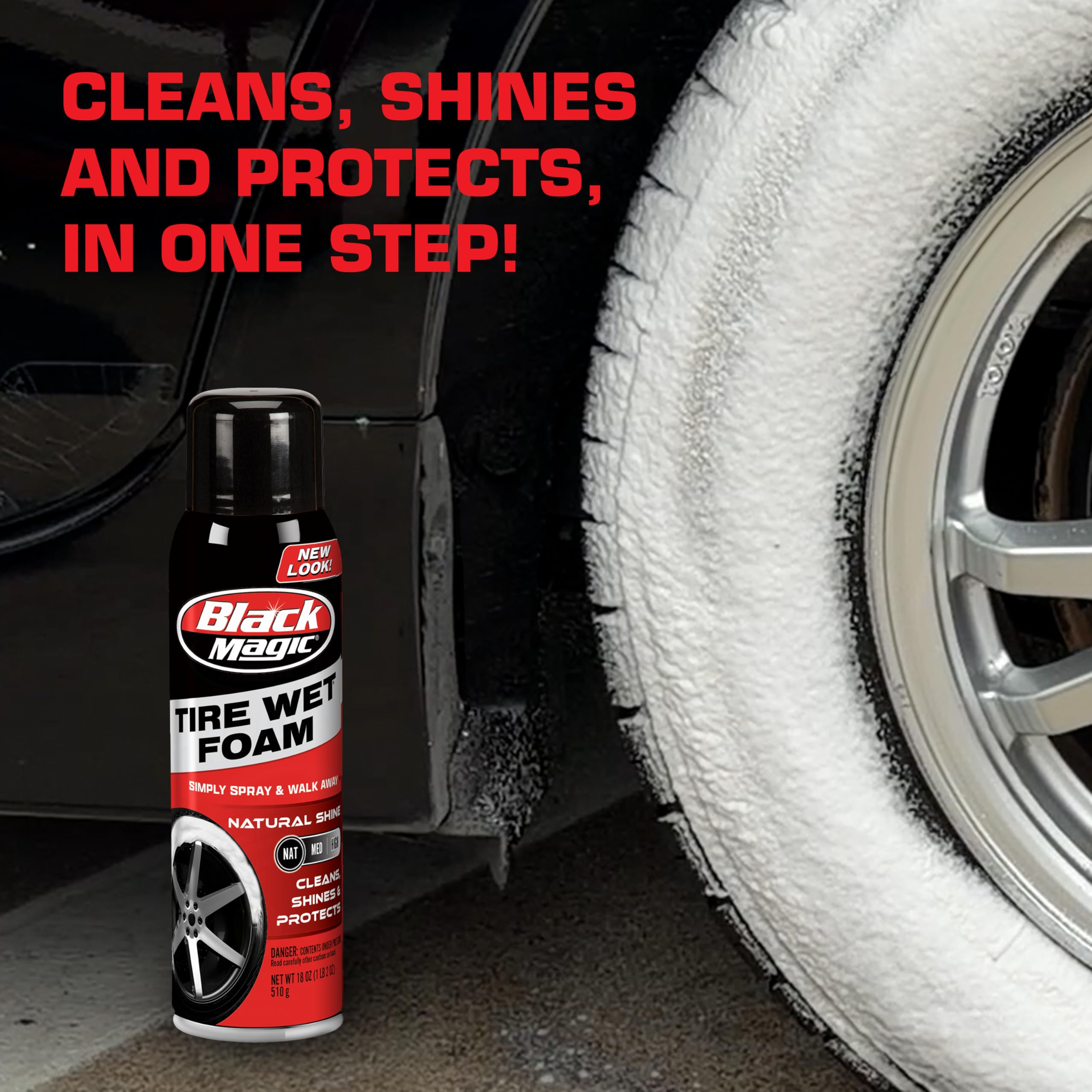 Blue Coral Black Magic 80002220 800002220 Tire Wet Foam, 18 oz. :  Amazon.ca: Automotive
