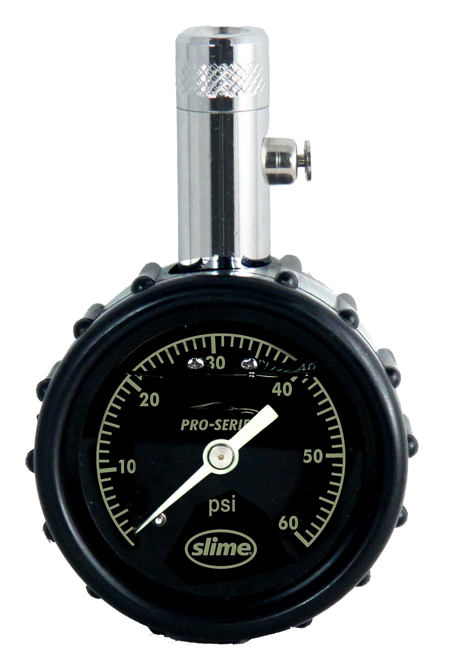 Photo 1 of Slime 20289 Pro Series Liquid-Filled Dial Gauge, 0-60 PSI