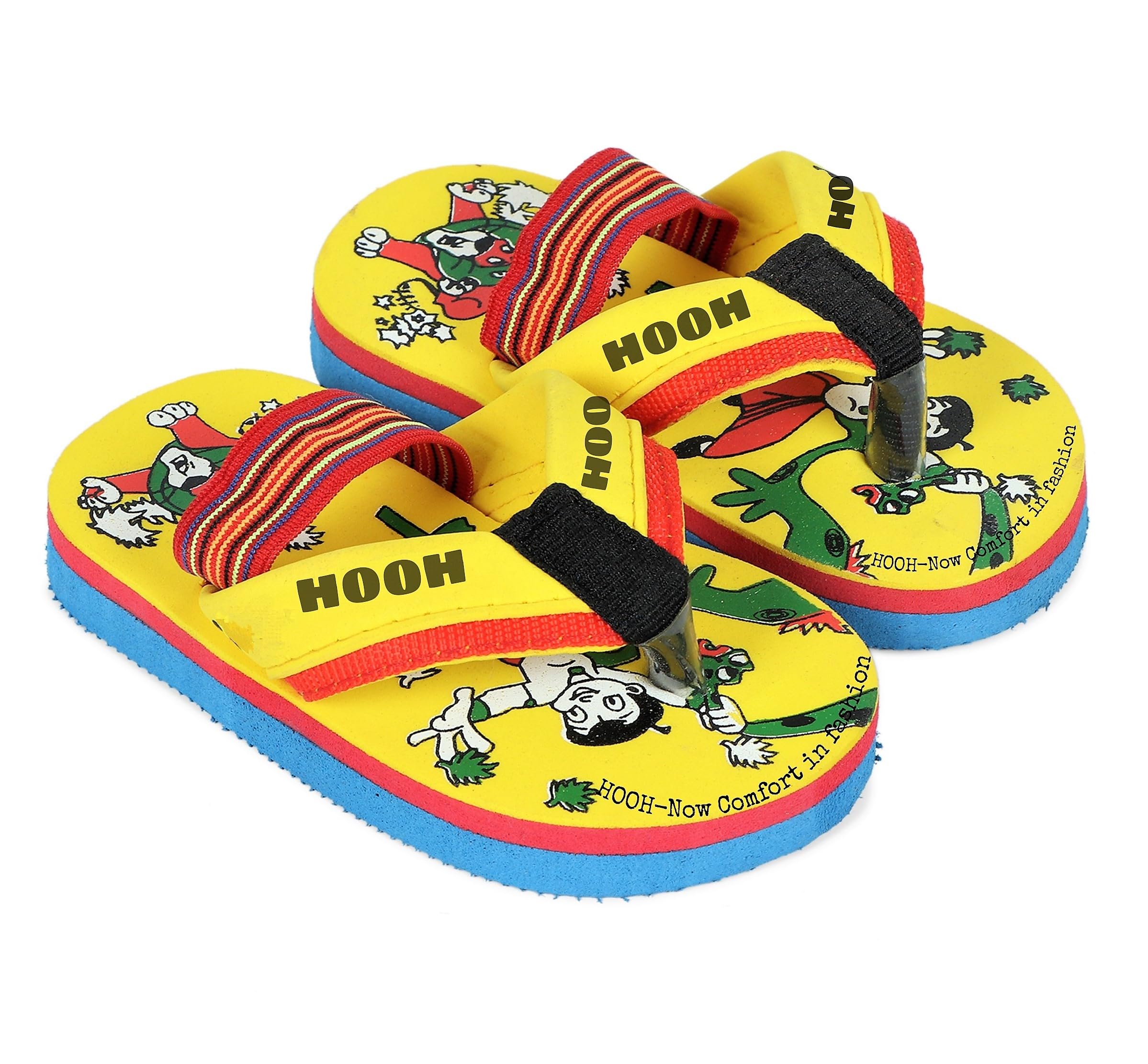 BOOMER CUBS Kids Unisex Walking Slippers and Sandals for Baby Boys and Baby Girls for Age 6 Months to 4.5 Years (Yellow, 3_Point_5_Years) (B0C99X2GT7) Amazon Price History, Amazon Price Tracker