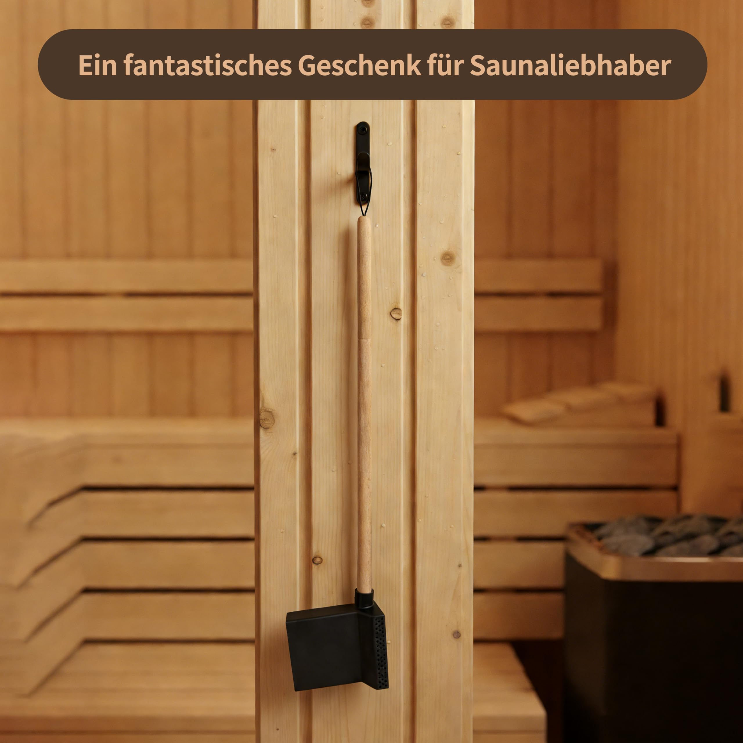saunakelle, Saunakelle - Regenfall mit Regenfunktion - 350 ml, geeignet für Saunaaufgüsse und als Zubehör für Gartensaunen