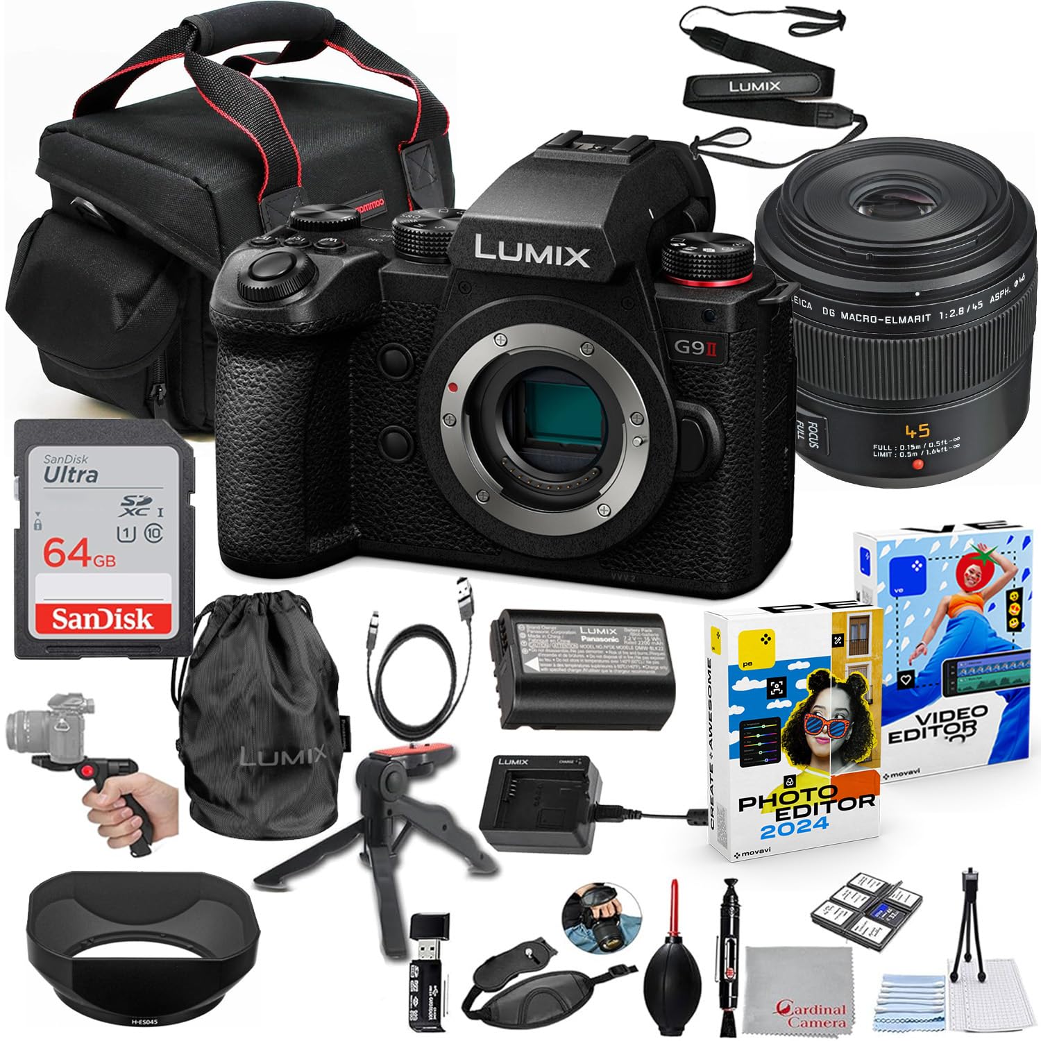 Amazon.com : Panasonic Lumix G9 II Mirrorless Camera with 45mm f
