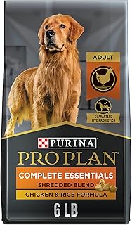 Pro Plan Dry Dog Food, Shredded Blend, Chicken & Rice 2.72kg