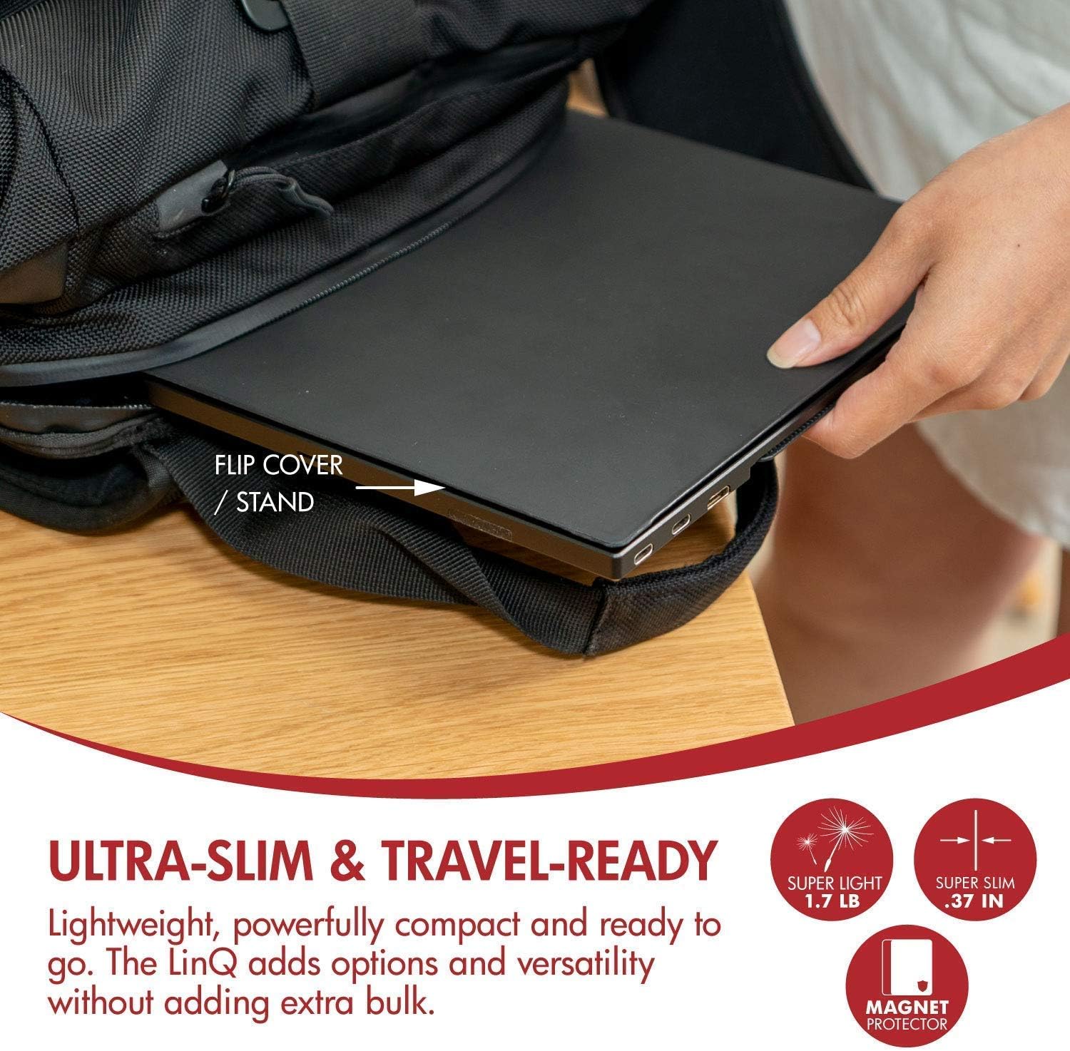 Onе-Dау Sаlе: Uр tо 80% оƒƒ VIOTEK LinQ 16 Inch Portable Monitor – Full HD 1080P Thin IPS Panel w/Built in Speakers, (2X) USB Type C, (1x) HDMI Mini, (1x) 3.5mm Audio Port - for Laptop, Tablet or Mobile Smartphone (P16C) Onе-Dау Sаlе: Uр tо 60% оƒƒ VIOTEK LinQ 16 Inch Portable Monitor – Full HD 1080P Thin IPS Panel w/Built in Speakers, (2X) USB Type C, (1x) HDMI Mini, (1x) 3.5mm Audio Port - for Laptop, Tablet or Mobile Smartphone (P16C)