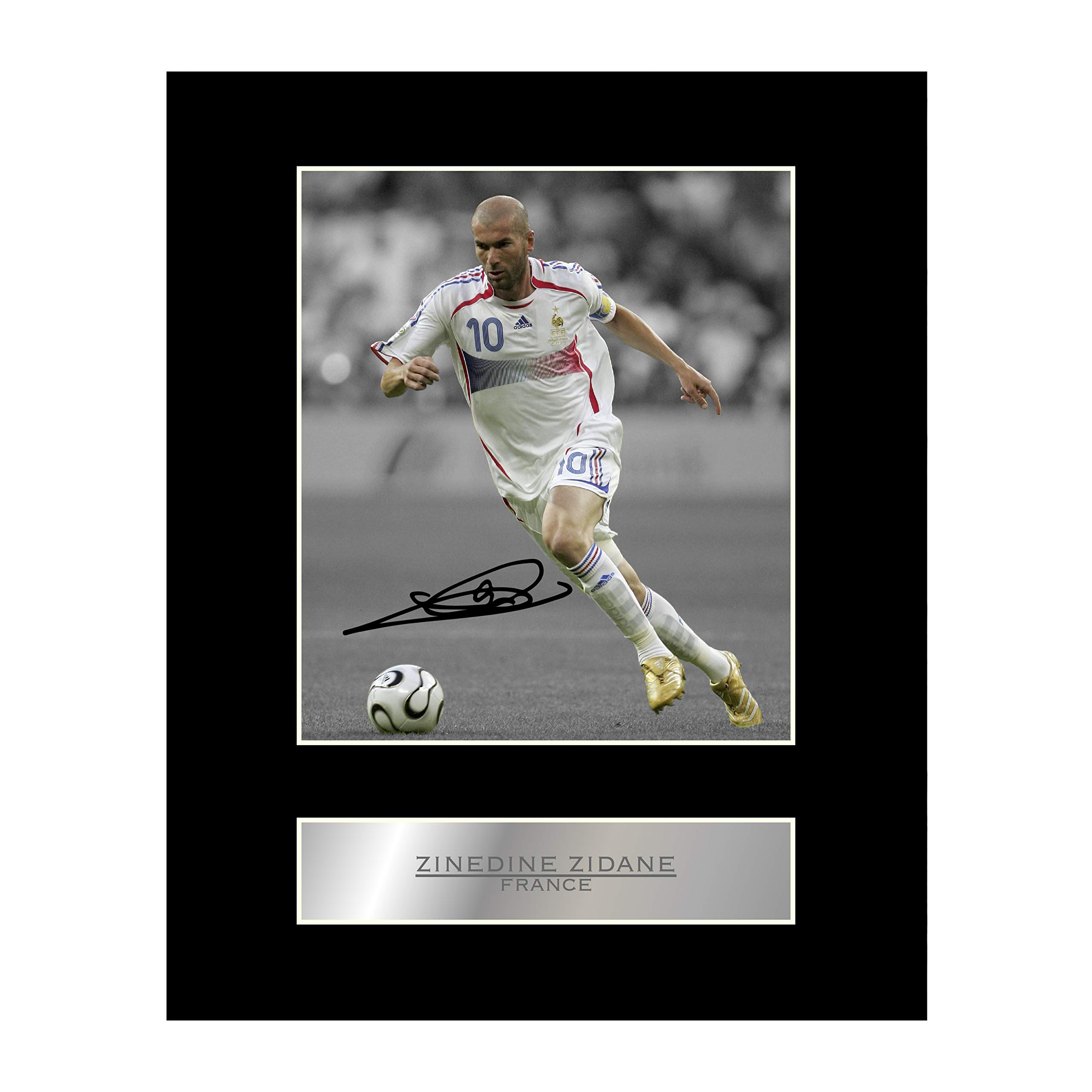 Autographe de zinedine zidane - France