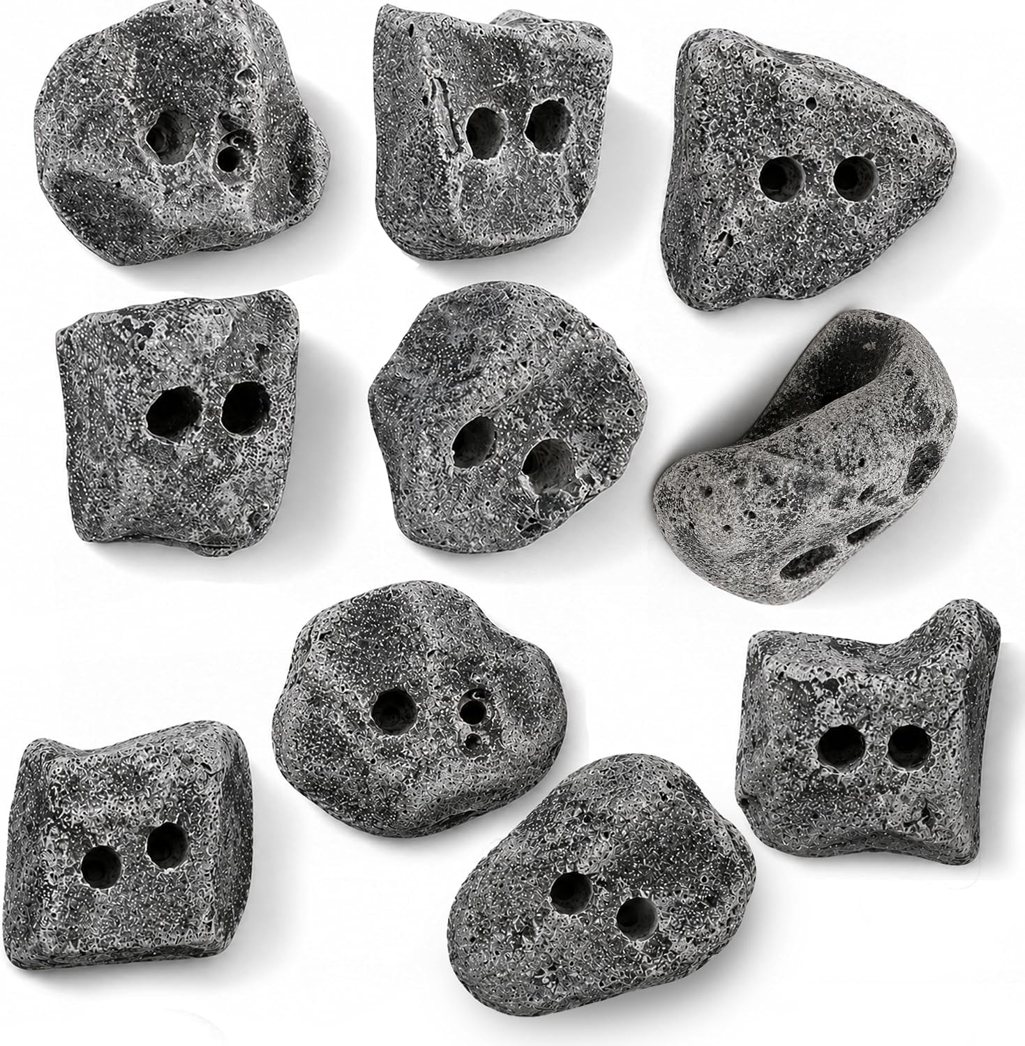 10 Large Screw On Rock Climbing Holds for Rock Wall Grips Made in USA