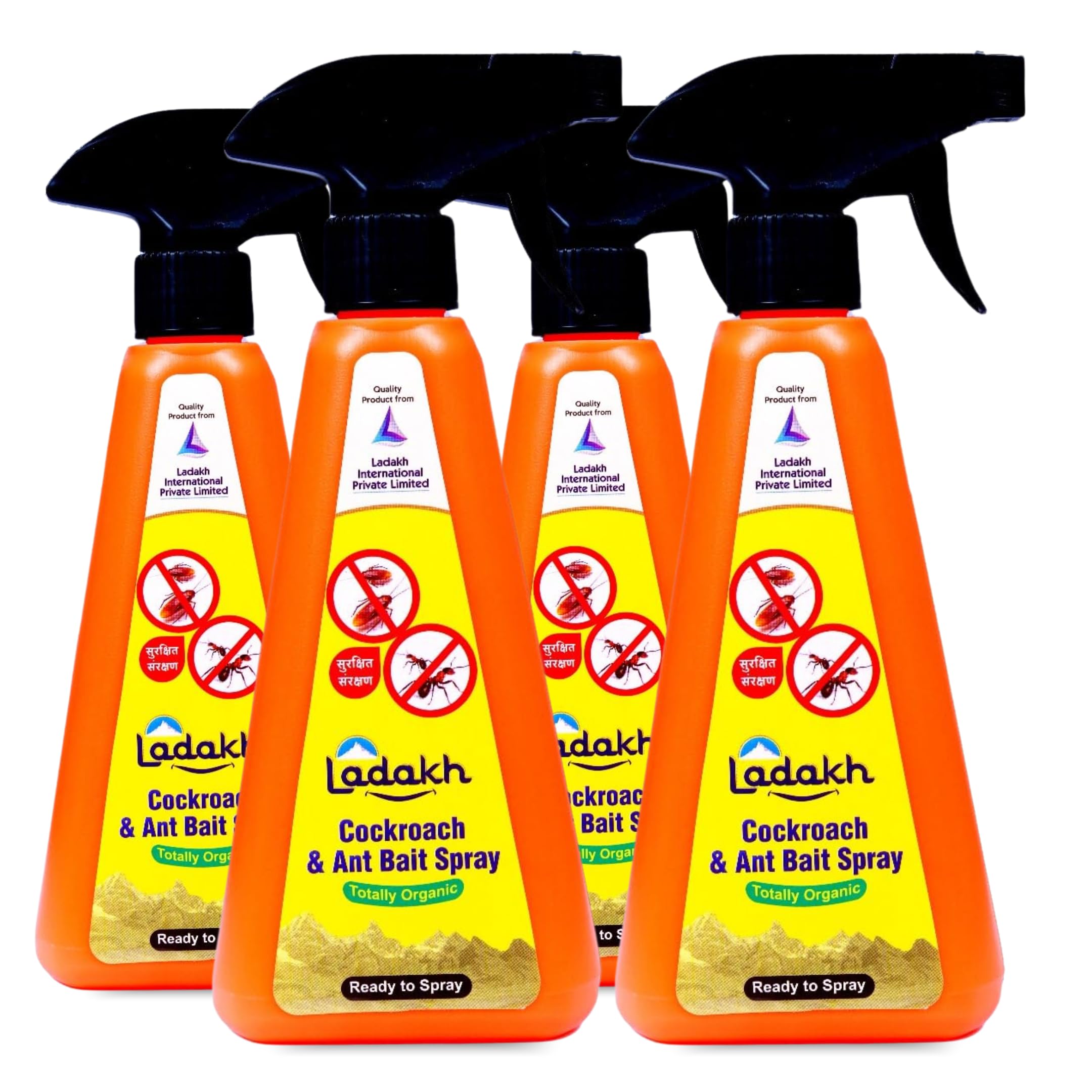 Ladakh Cockroach Spray and Ant Bait Organic Spray for Home, Kitchen, Bathroom and Office | 350 ml | Effective Spray for Cockroach (Pack of 4) (B0CZ45T8NZ) Amazon Price History, Amazon Price Tracker