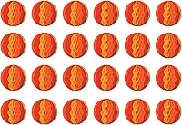 Vista 17 de Beistle 24 bolas de seda rojas, blancas y verdes para Navidad, decoraciones mexicanas, italianas, 12 pulgadas