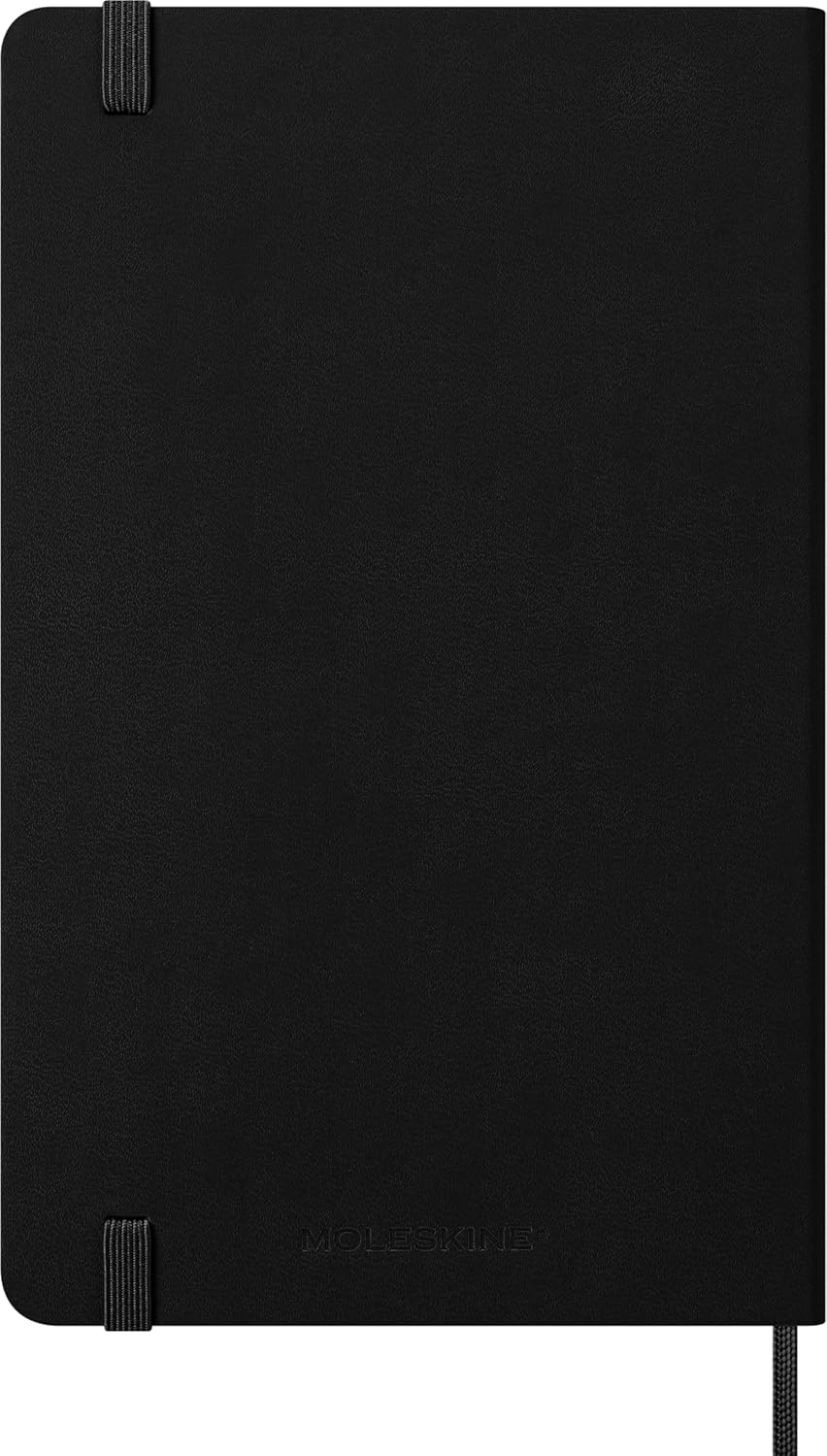 Moleskine Classic 12 Month 2026 Daily Planner, Hard Cover, Large (5" x 8.25"), Black, 400 pages