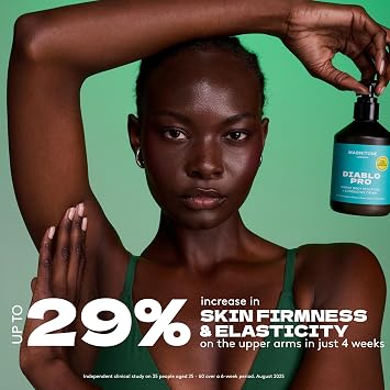 MAGNITONE Diablo Pro Marine Body Sculpting Conductive Cream 300ml | Caffeine & Botanical – Smooths, Tightens & Reduces the Look of Cellulite, Hydrating Body Moisturiser with French Seaweed