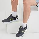 Campus Men's Hurricane D.Gry/BLK Running Shoes - 7UK/India 6G-842 gallery image