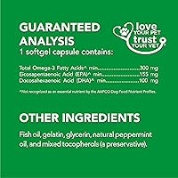 Vista 6 de Nutramax Welactin Omega-3 - Suplemento líquido para la salud de la piel y el pelaje para perros, paquete de 3, 360 cápsulas blandas en total