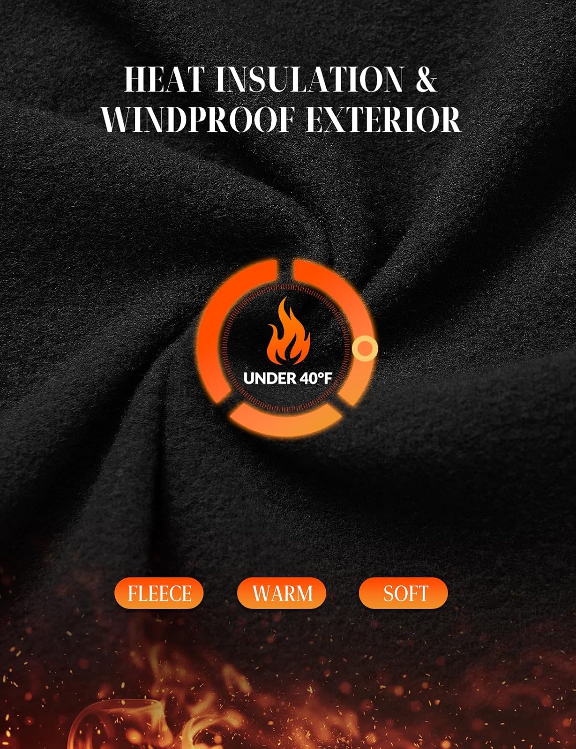 baleaf Women's Fleece Lined Leggings Thermal Warm Winter Tights High Waisted Yoga Pants Cold Weather with Pockets - Image 6