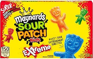 Sour Patch Kids Extreme Candy, Sour Candy, Gummy Candy, Candy Box, 100 g