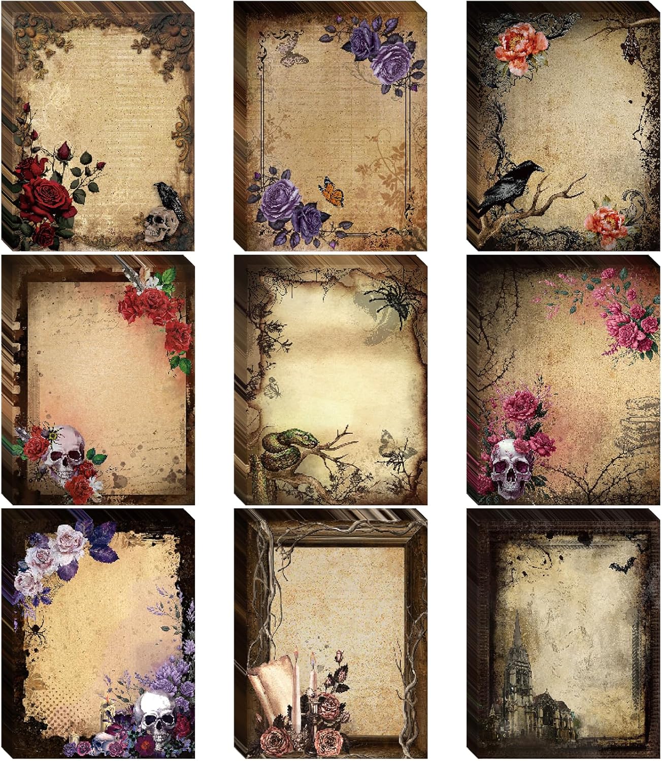 Gothic Sticky Notes – Black Post It Note Gothic...