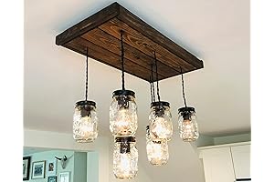 Rustic Cleveland Kitchen Light With Multiple Pendants - 20 Custom Colors