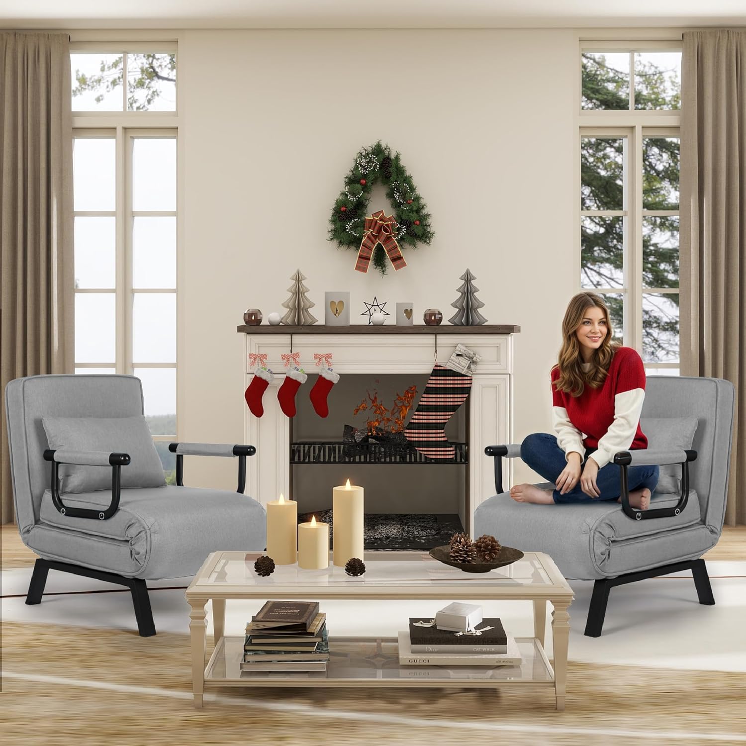 Folding Chair Bed, fy Convertible Sleeper Sofa, 1 Folding Bed
