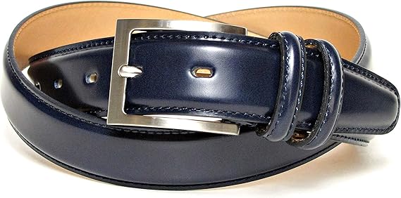 Amazon Kieth キース メンズ ビジネス ベルト コードバン調牛革 ネイビー 30mm幅 サイズ調整可能 50有余年の歴史とクラフトマンシップが創り出す確かな品質 Made In Japan ベルト 通販