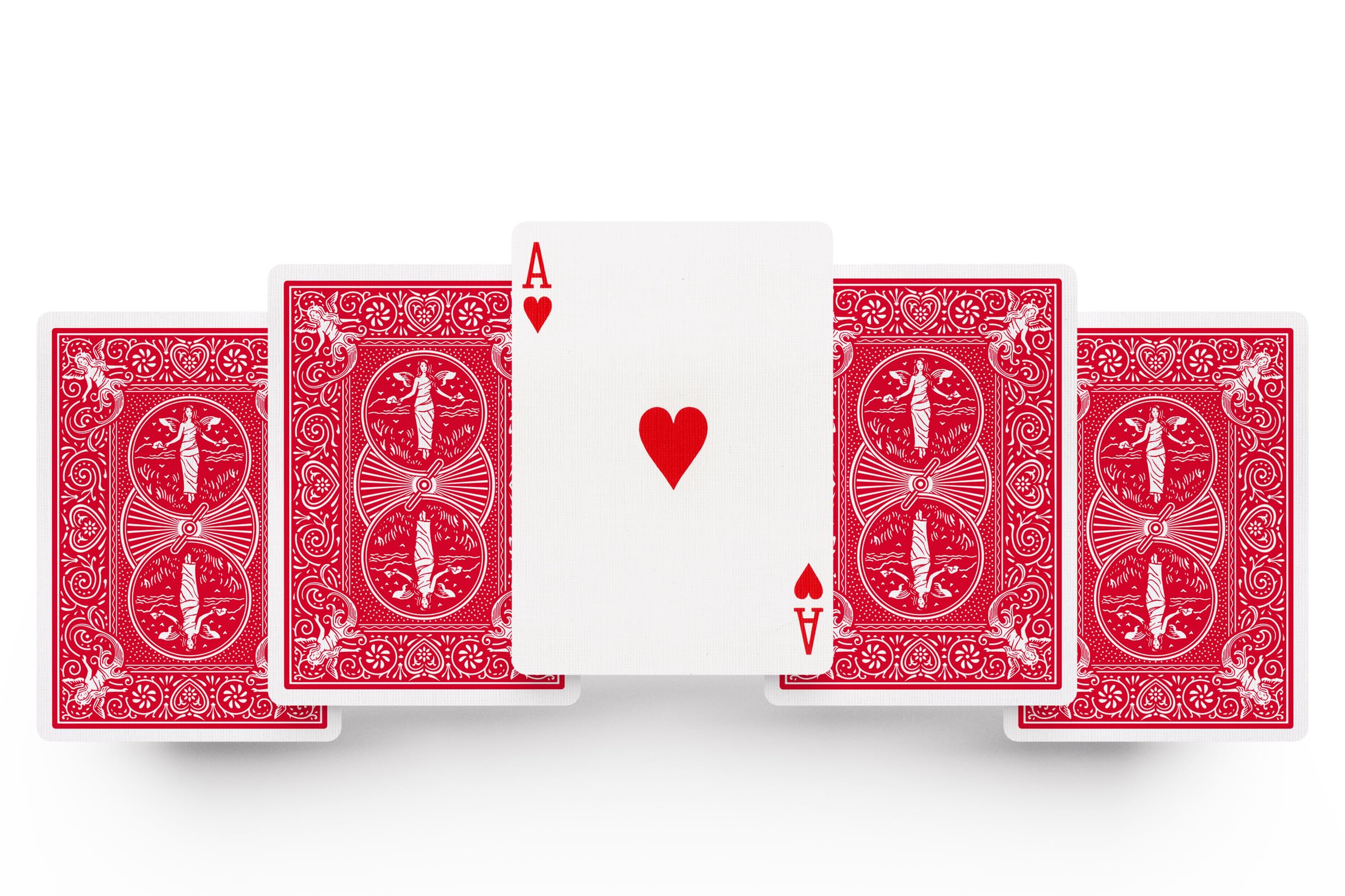 My Power Deck - Oznaczona gra karciana - 16 magicznych sztuczek - Czerwony kolor pleców